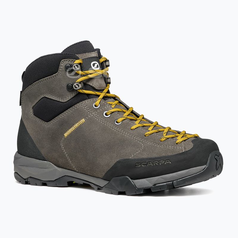 Férfi trekking cipő SCARPA Mojito Hike GTX titanium/mustard 8