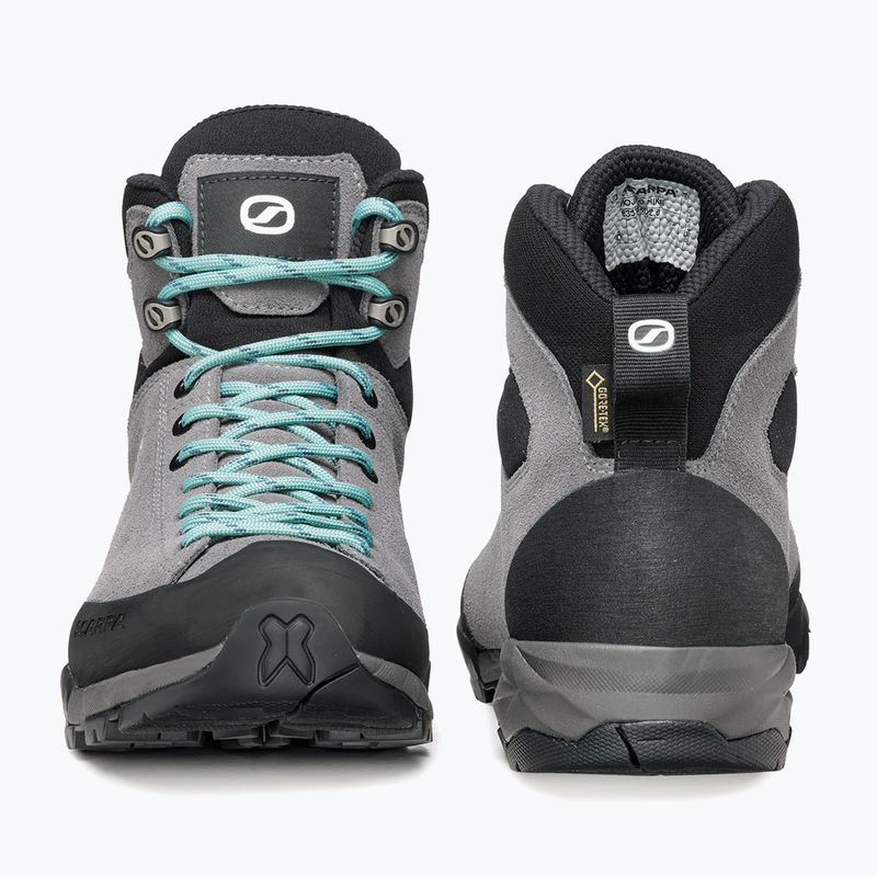 Női trekking cipő SCARPA Mojito Hike GTX smoke/jade 11