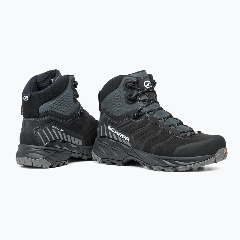 Férfi trekking cipő SCARPA Rush TRK GTX dark anthracite/black 11