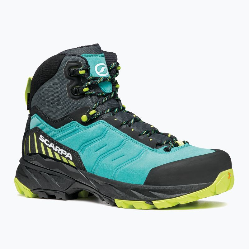 Női túrabakancs SCARPA Rush TRK GTX kerámia/napsütötte lime 10