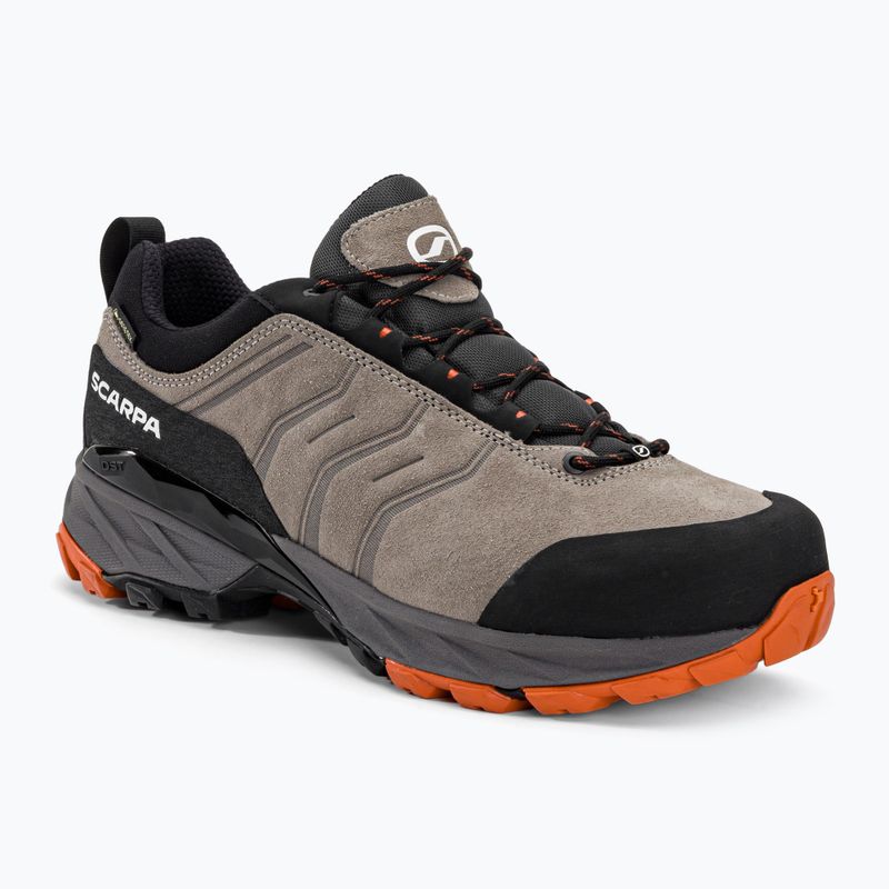 Férfi túrabakancs SCARPA Rush Trail GTX taupe/mango