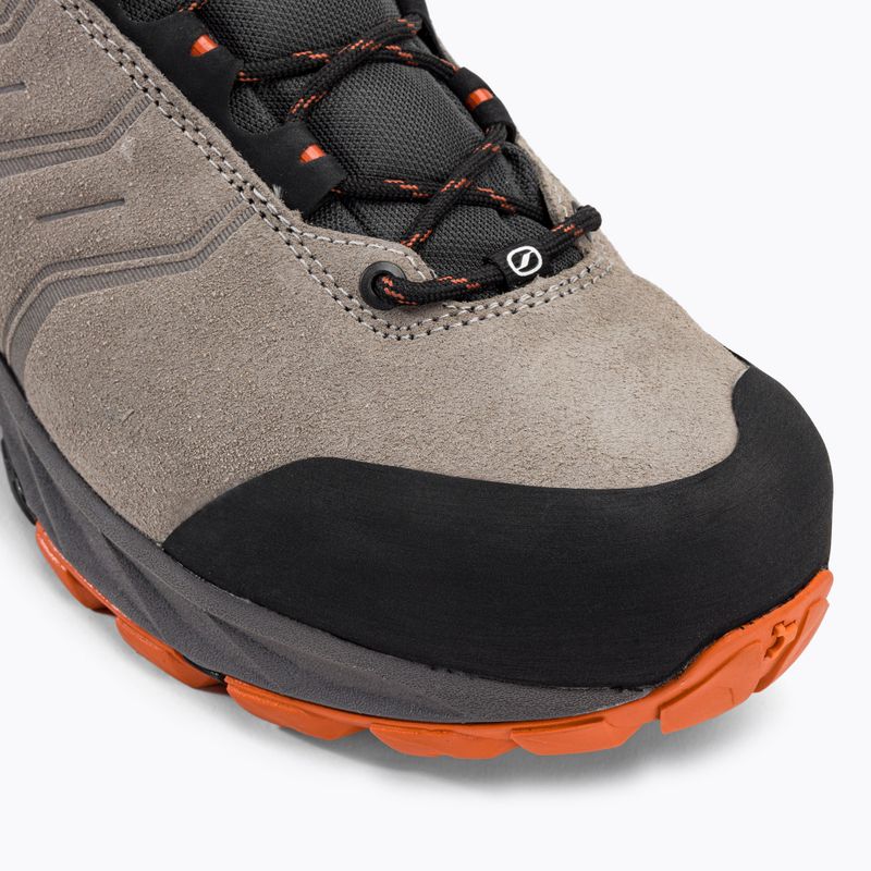 Férfi túrabakancs SCARPA Rush Trail GTX taupe/mango 7