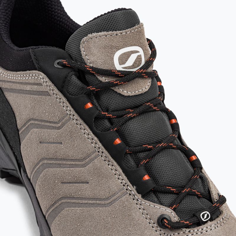 Férfi túrabakancs SCARPA Rush Trail GTX taupe/mango 8
