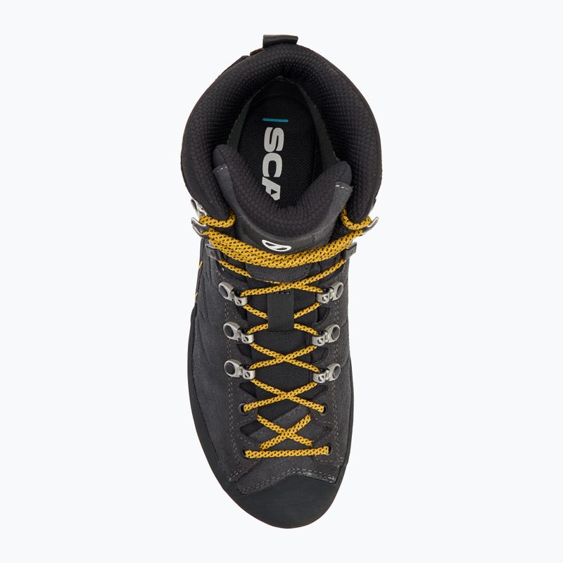 Férfi trekking cipő SCARPA Mescalito TRK GTX dark anthracite/ mustard 5