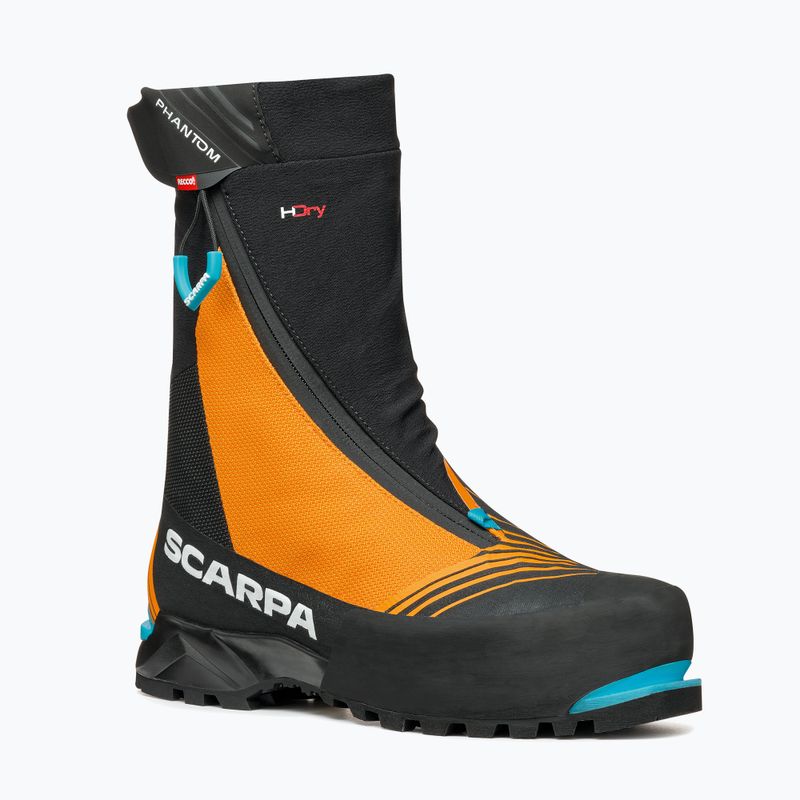 Scarpa Phantom Tech HD fekete/világos narancssárga férfi magashegyi bakancsok 7