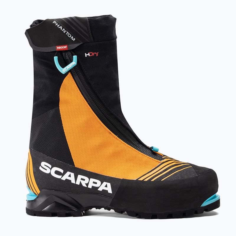 Scarpa Phantom Tech HD fekete/világos narancssárga férfi magashegyi bakancsok 2