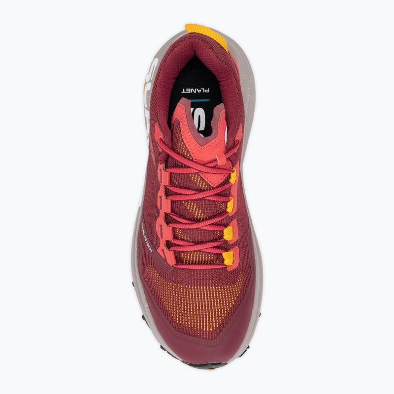 Női futócipő SCARPA Spin Planet deep red/saffron 5