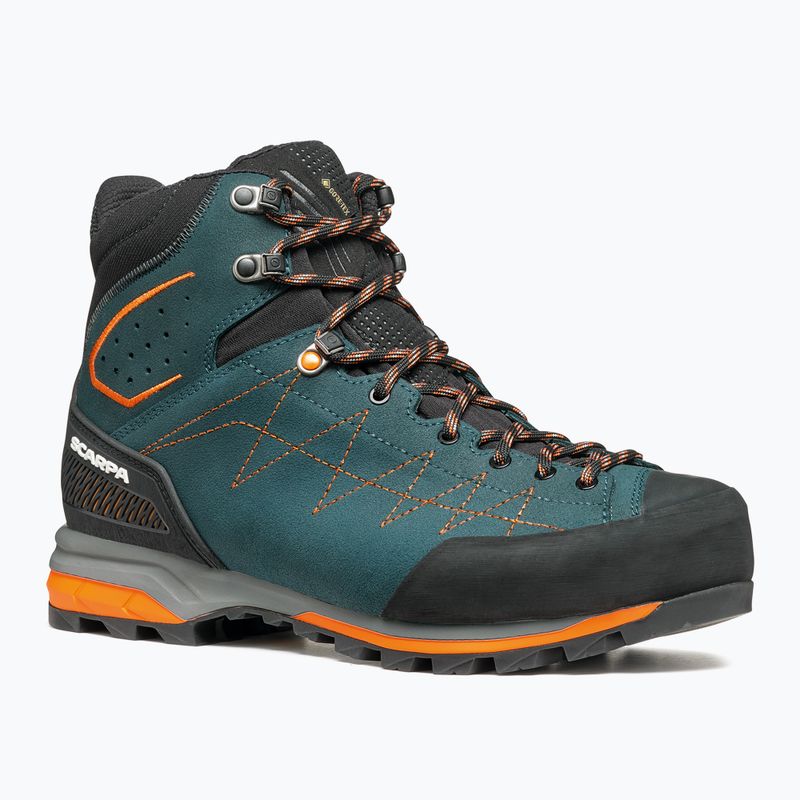 Férfi átmeneti cipő SCARPA Zodiac TRK GTX petrol/rust orange 8