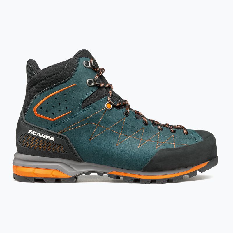 Férfi átmeneti cipő SCARPA Zodiac TRK GTX petrol/rust orange 9