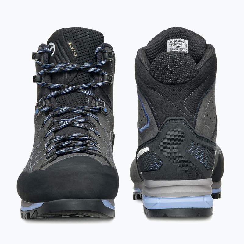 Női átmeneti cipő SCARPA Zodiac TRK GTX anthracite/lavender 4