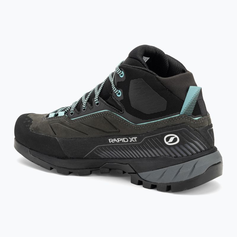 SCARPA Rapid XT Mid GTX shark/aqua női közelítő cipő 3