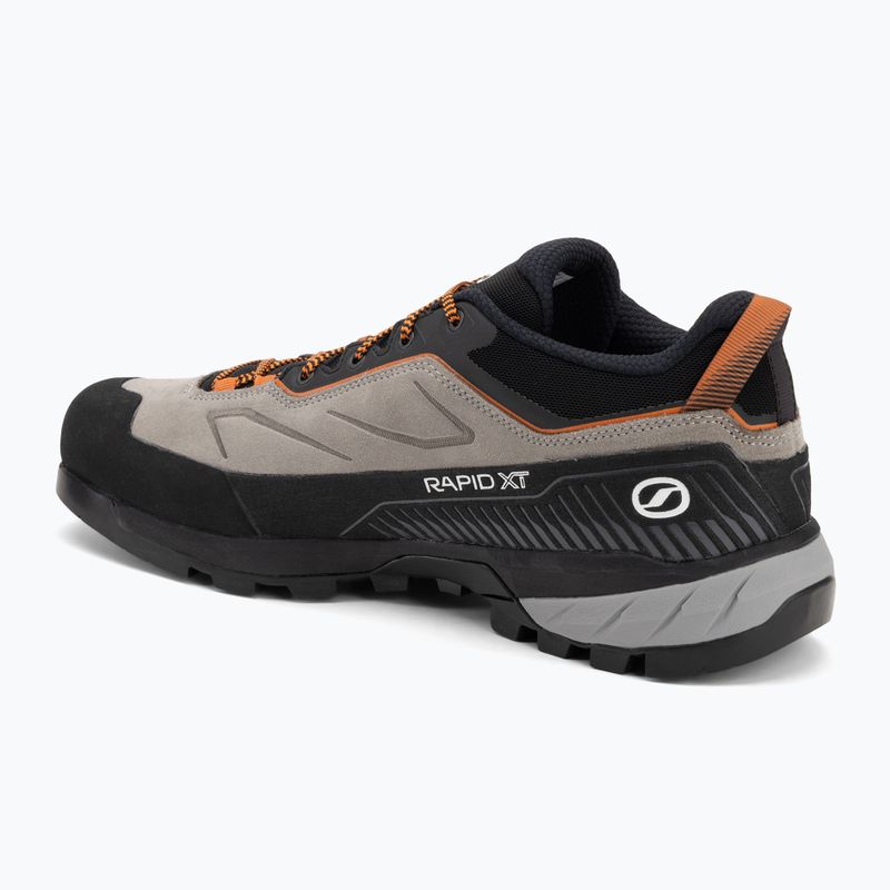 Férfi SCARPA Rapid XT megközelítési cipő taupe/rust narancs színben 3