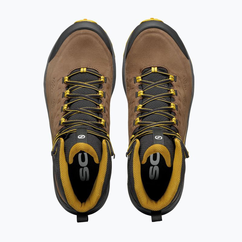 Férfi túracipők SCARPA Rush 2 Pro Mid GTX brown/sulphur 5