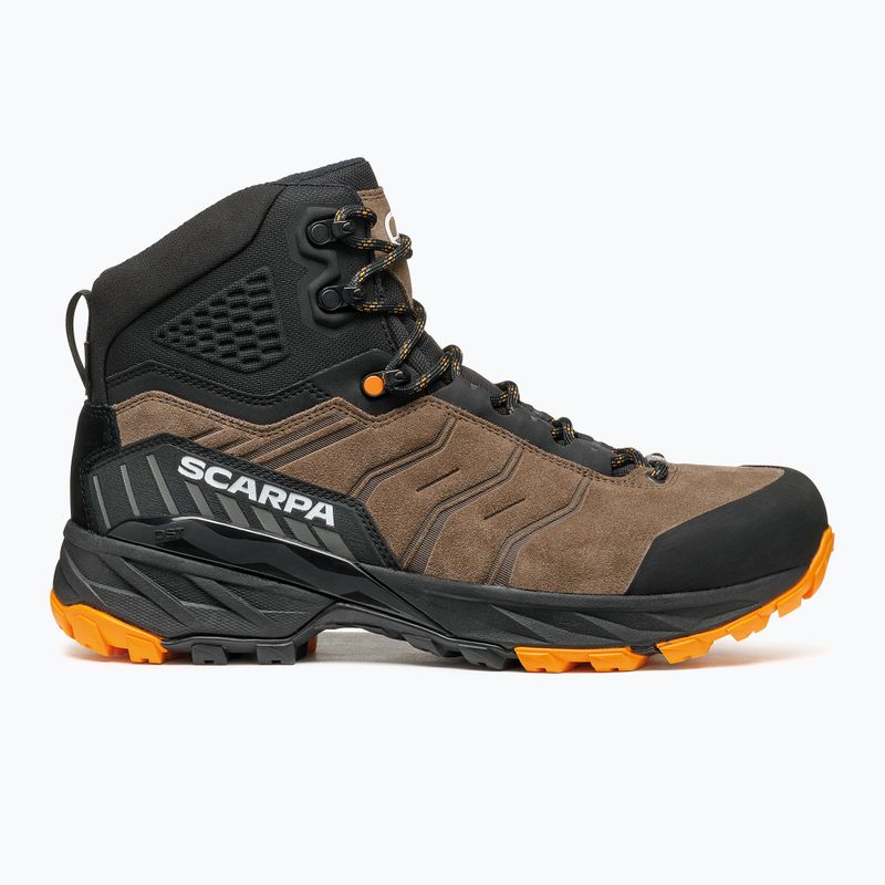 Férfi túracipő SCARPA Rush TRK GTX brown/orange 9