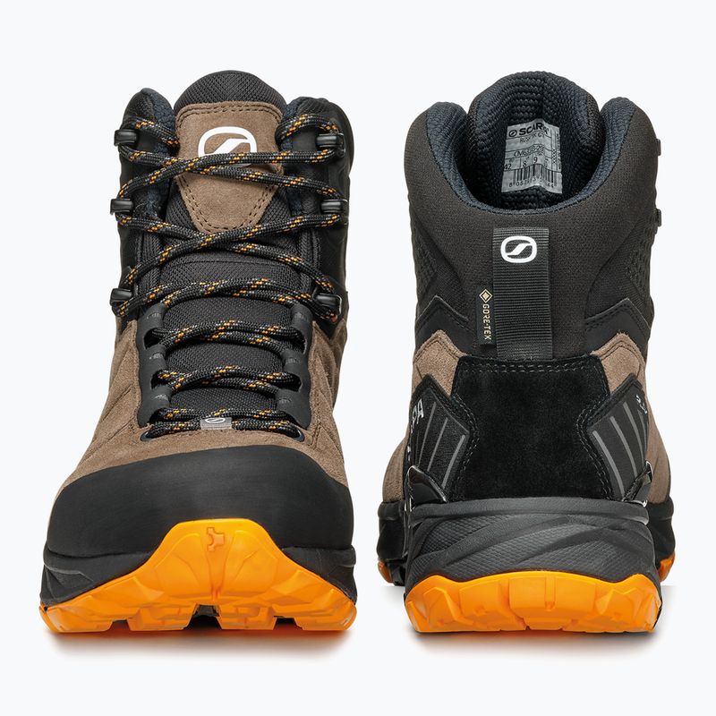 Férfi túracipő SCARPA Rush TRK GTX brown/orange 12