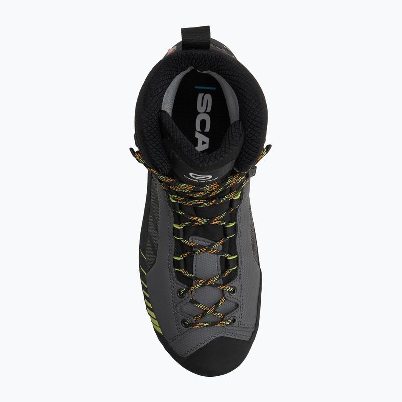 Férfi magas alpin csizma SCARPA Ribelle Lite HD vas szürke / lime 5