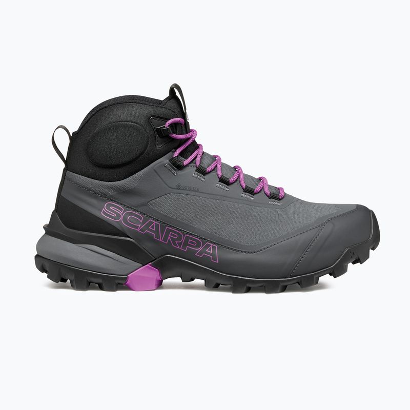 Női túracipők SCARPA Ribelle Cross 2 Mid GTX dark gray/purple 2