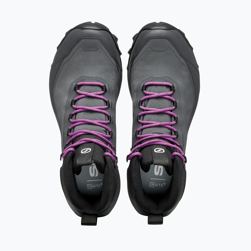 Női túracipők SCARPA Ribelle Cross 2 Mid GTX dark gray/purple 5