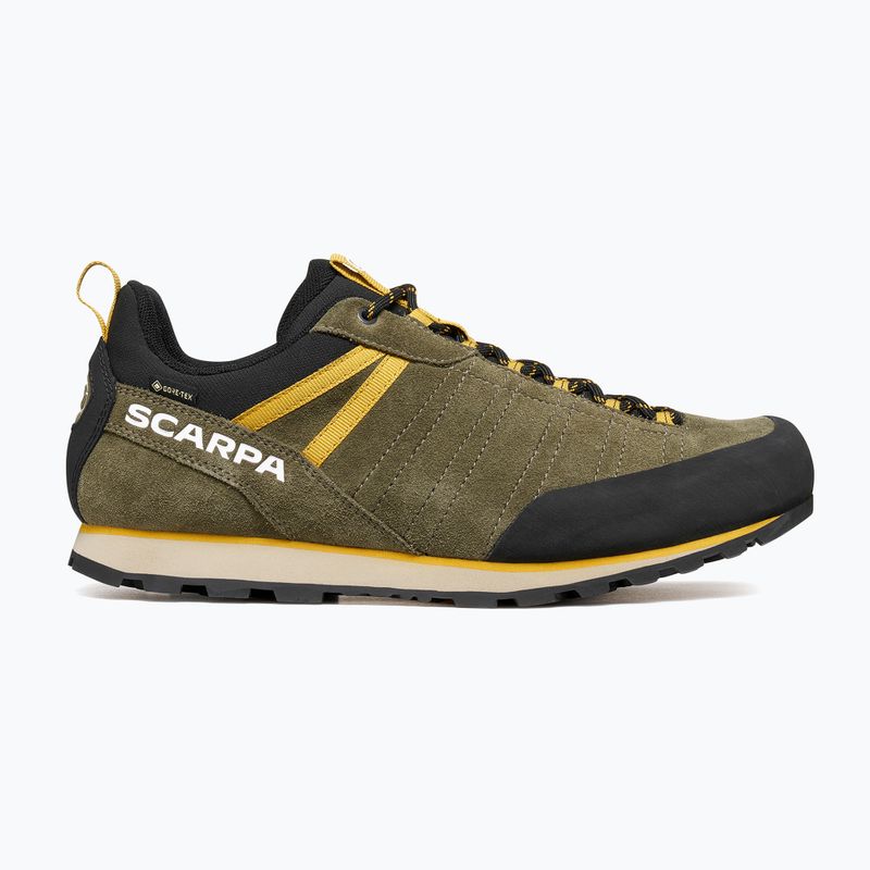 Férfi túracipők SCARPA Crux 2 GTX kalamata/lemon curry 2