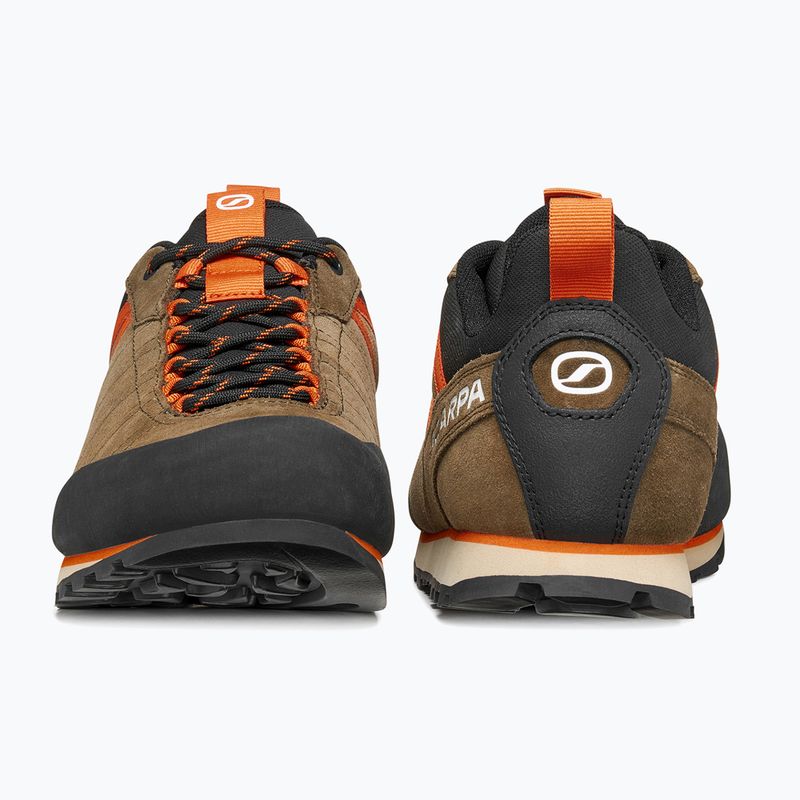 Férfi túracipők SCARPA Crux 2 caribou/rust orange 4