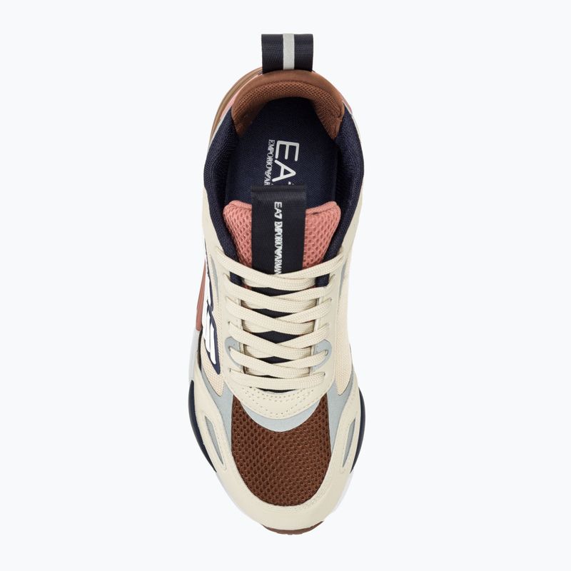Cipő EA7 Emporio Armani Ace Runner rainy day/black iris/emperador/terracotta 5