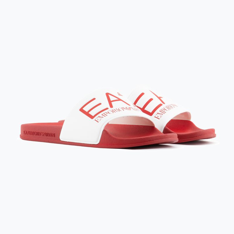 Papucs EA7 Emporio Armani Water Sports Visibility salsa/white 8