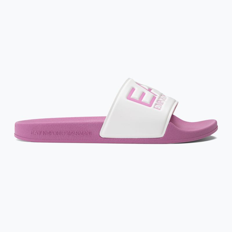 Papucs EA7 Emporio Armani Water Sports Visibility cyclamen/white 2