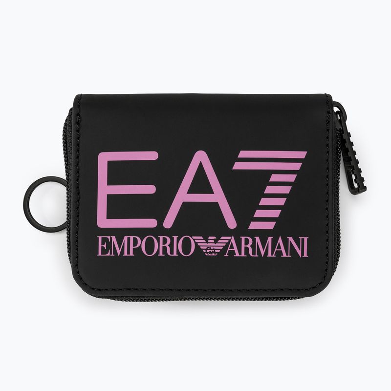 Pénztárca EA7 Emporio Armani Train Zip Around black/cyclamen 2