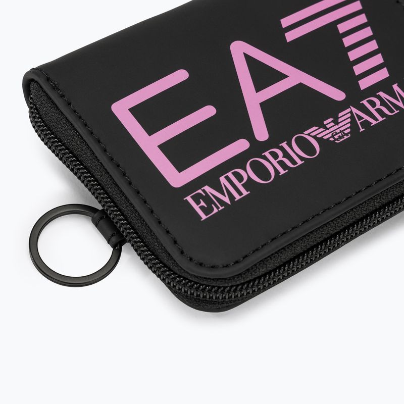 Pénztárca EA7 Emporio Armani Train Zip Around black/cyclamen 3