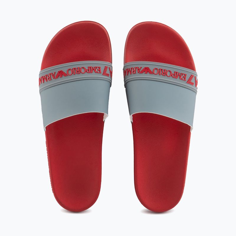 Papucs EA7 Emporio Armani Water Sports Tape Slide salsa/grifUszony 5