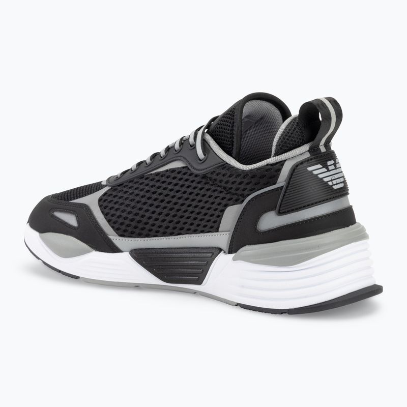 EA7 Emporio Armani Ace Runner Mesh fekete/ ezüst cipő 3