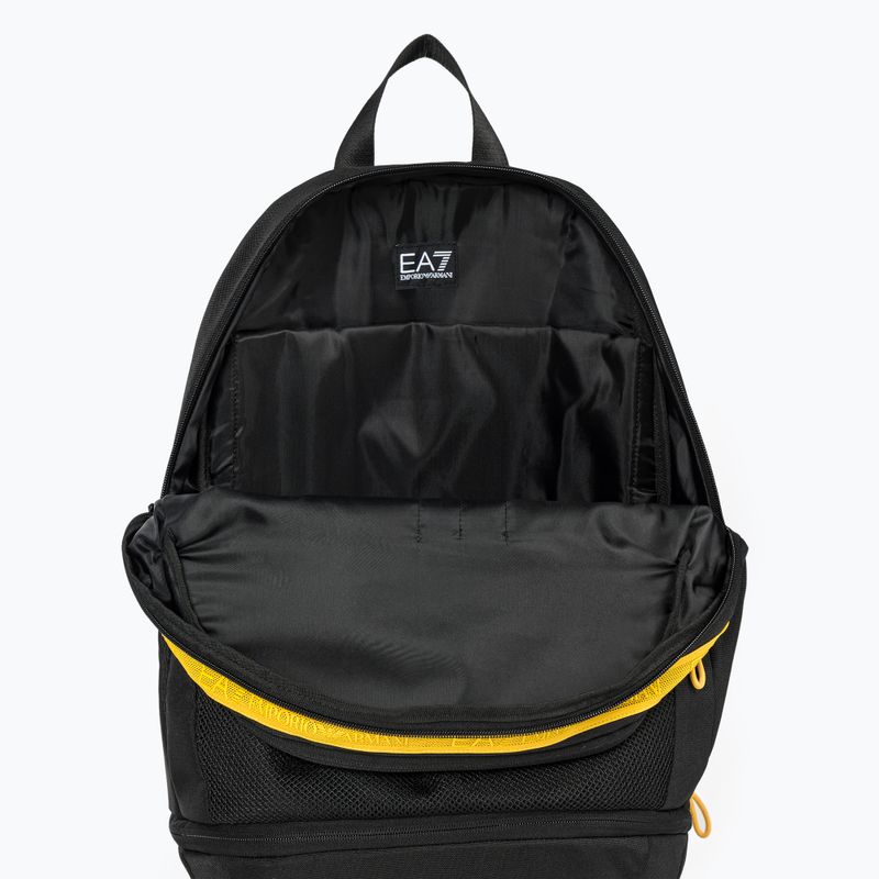 Férfi Hátizsák EA7 Emporio Armani Train Logo Tape 25 l black/giallo 4