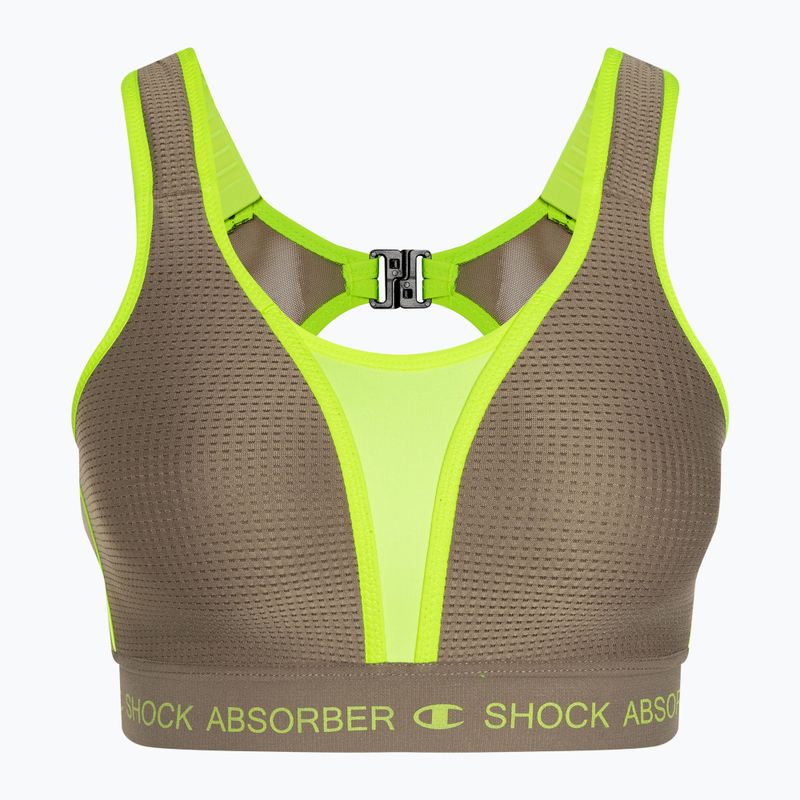 Melltartó Shock Absorber Ultimate Run Bra Padded grey/lemon