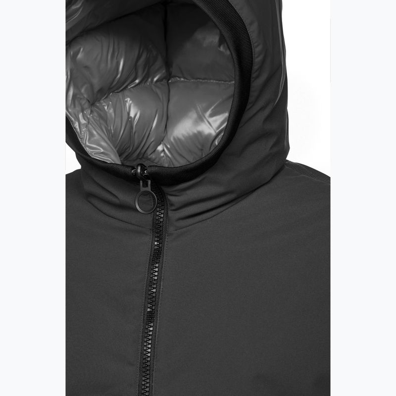 Férfi bélelt kabát Geox Spherica™ black / morel 3