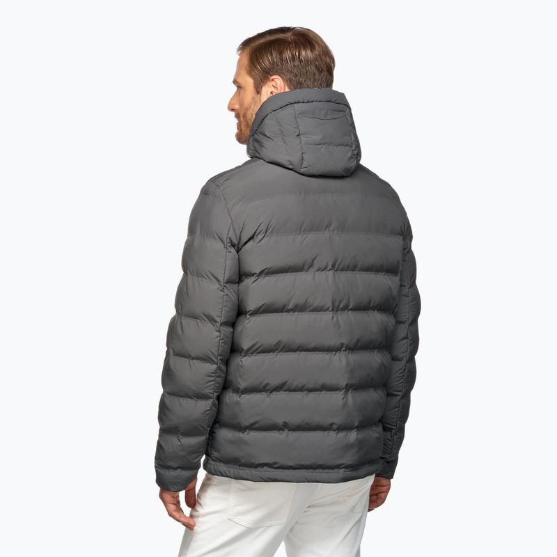 Férfi bélelt kabát Geox Spherica™ Parka asphalt 2