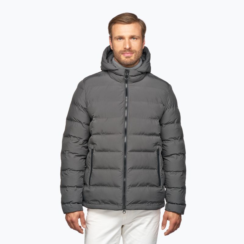 Férfi bélelt kabát Geox Spherica™ Parka asphalt 3