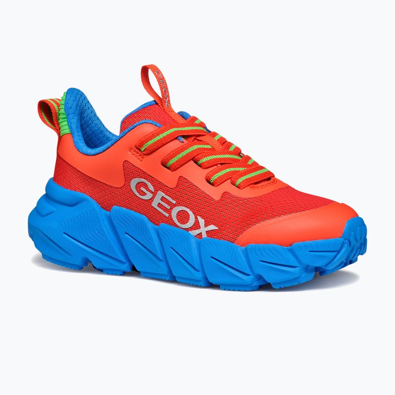 Geox Flexyper Fast piros/világoskék junior cipő 8