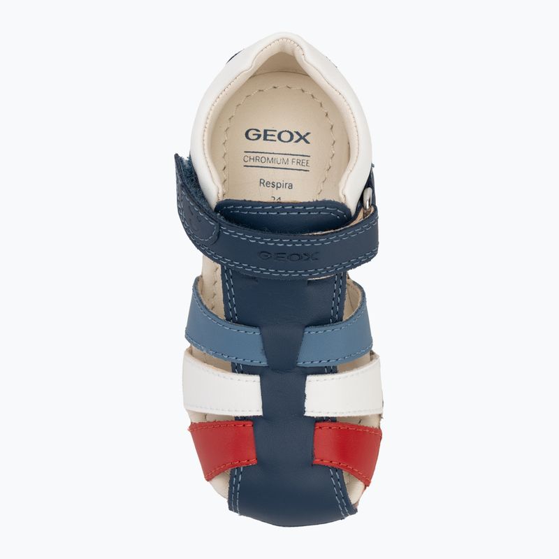 Geox Macchia avio/fehér gyermek szandálok 5
