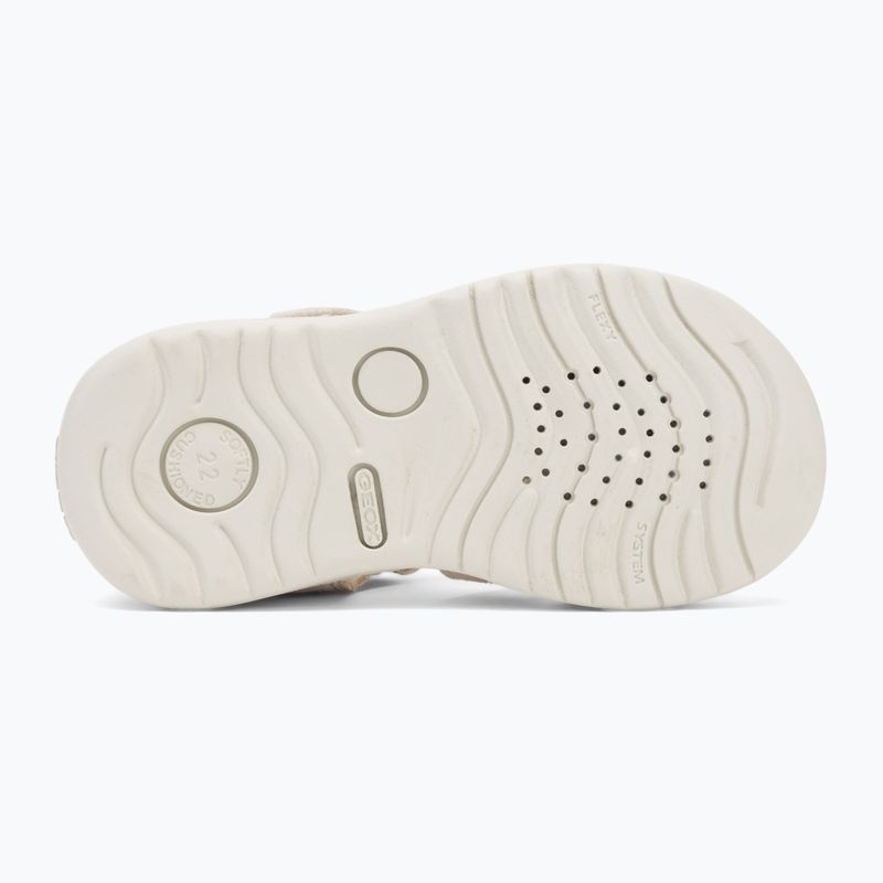 Geox Macchia fehér/ezüst gyermek szandálok 4