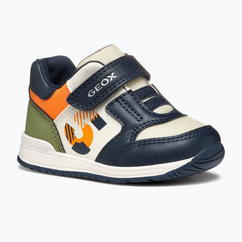 Geox Rishon navy/világos narancssárga gyermekcipő 8