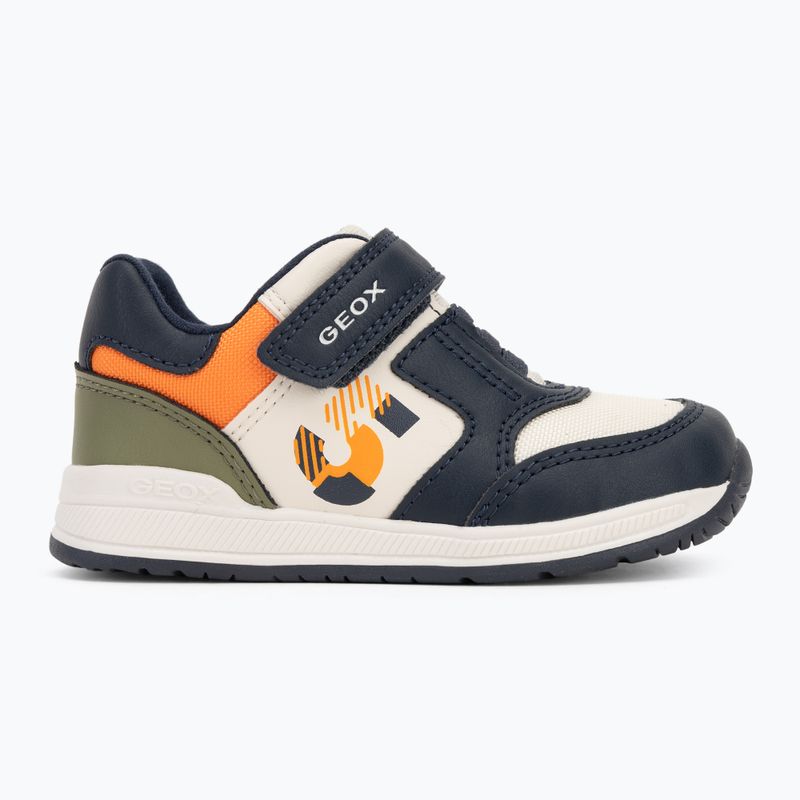 Geox Rishon navy/világos narancssárga gyermekcipő 2