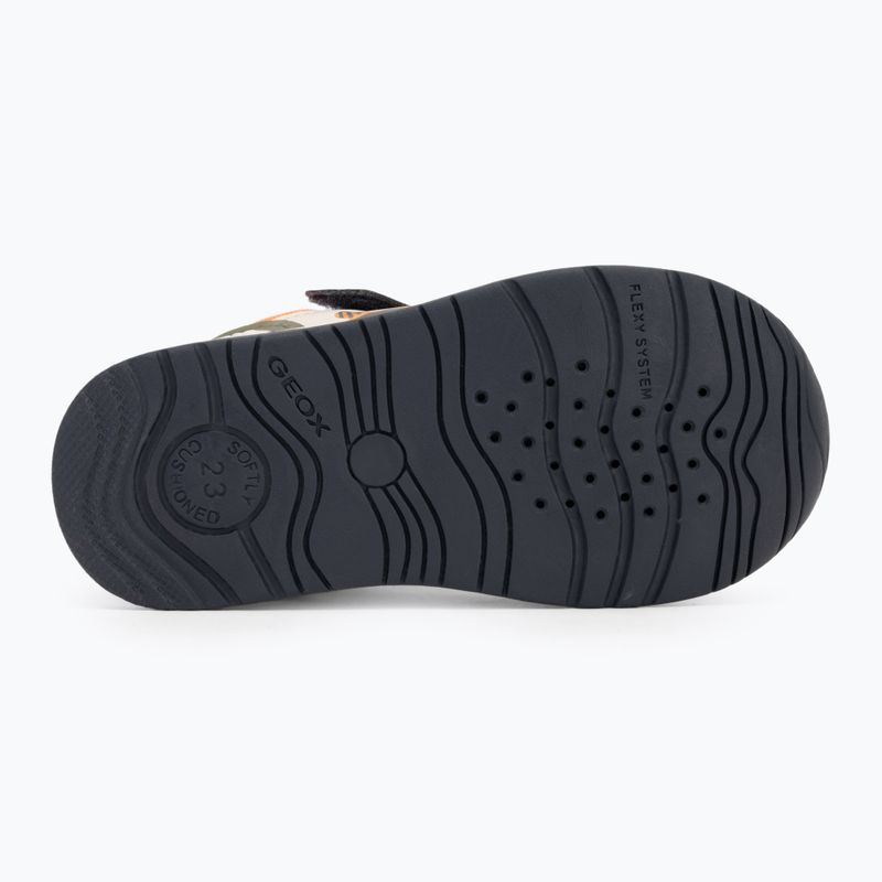 Geox Rishon navy/világos narancssárga gyermekcipő 4