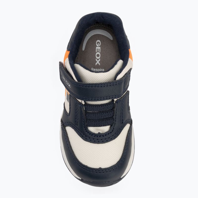 Geox Rishon navy/világos narancssárga gyermekcipő 5