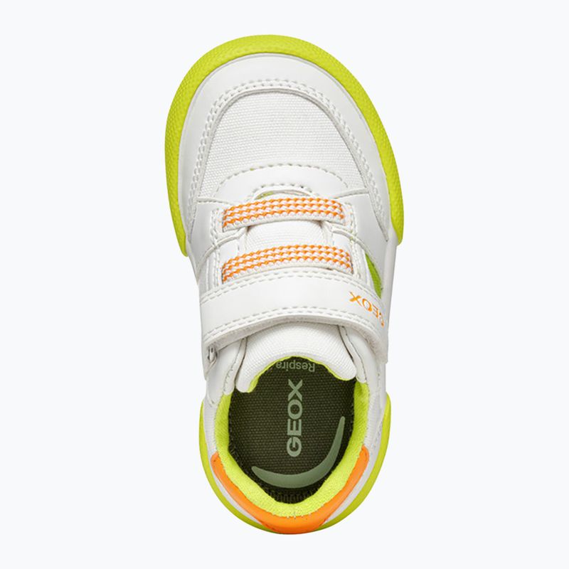 Geox Gisli fehér/fluo zöld gyermek cipő 14