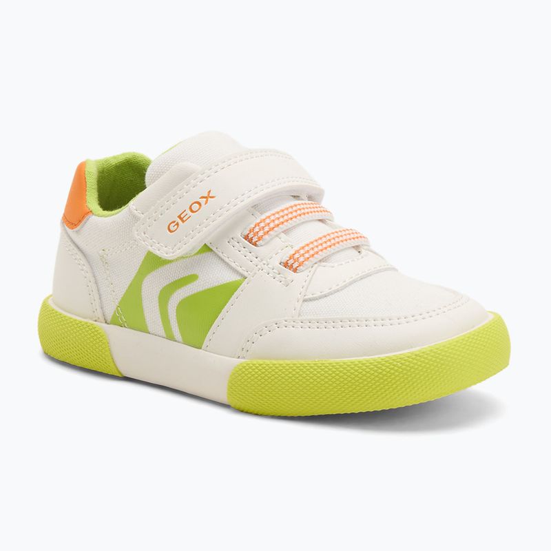 Geox Gisli fehér/fluo zöld gyermek cipő