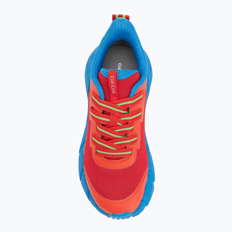 Geox Flexyper Fast piros/világoskék junior cipő 5