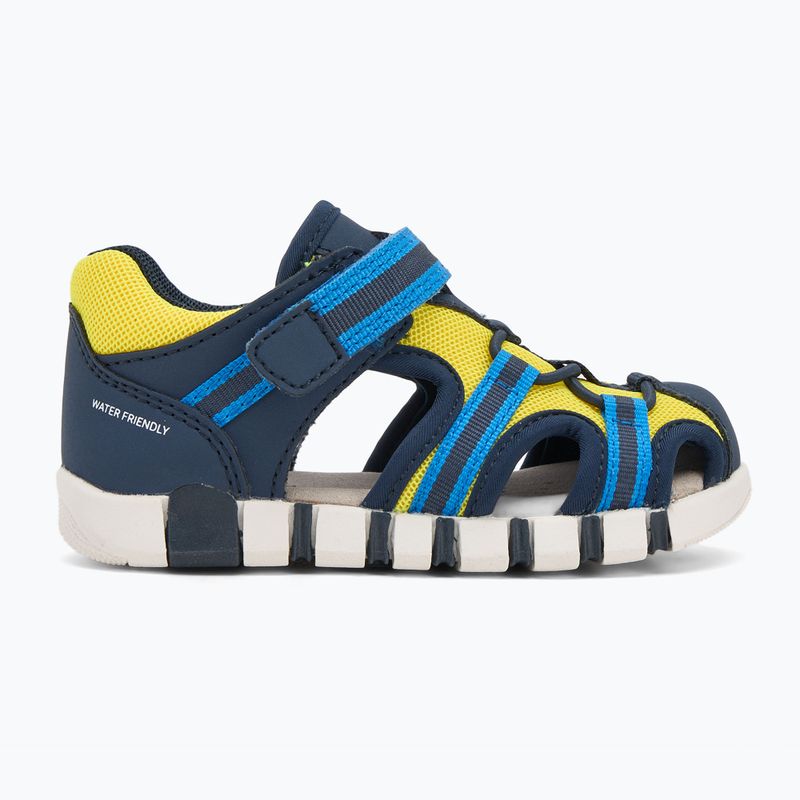 Geox Iupidoo gyermek szandál navy/fluo yellow 2