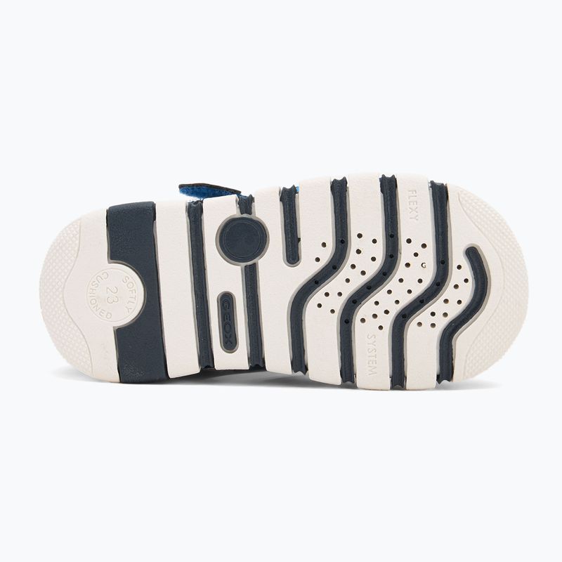 Geox Iupidoo gyermek szandál navy/fluo yellow 4