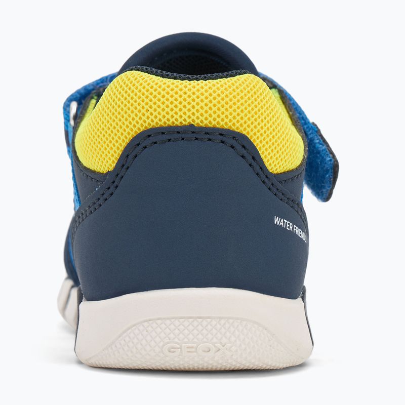 Geox Iupidoo gyermek szandál navy/fluo yellow 6