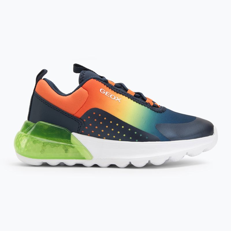 Geox Activart Illuminus navy/lime junior cipő 2